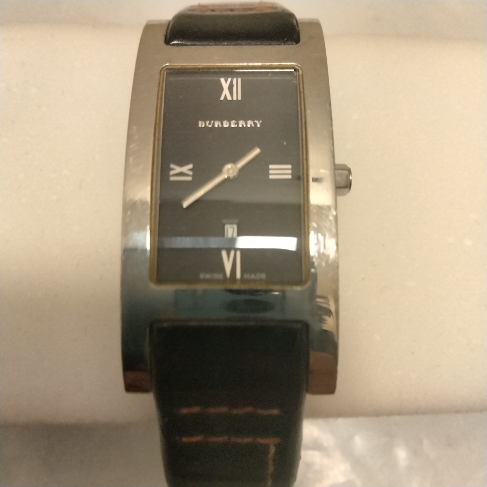 BURBERRY BU1012 Swiss Made Quartz Rectangular Women's Wristwatch